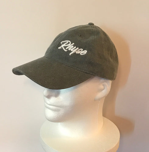 Rhyse Logo Grey Wash Dad Hat