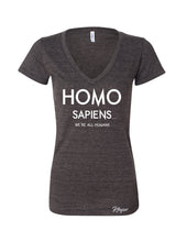 Women's Deep V "HomoSapiens" T-Shirt